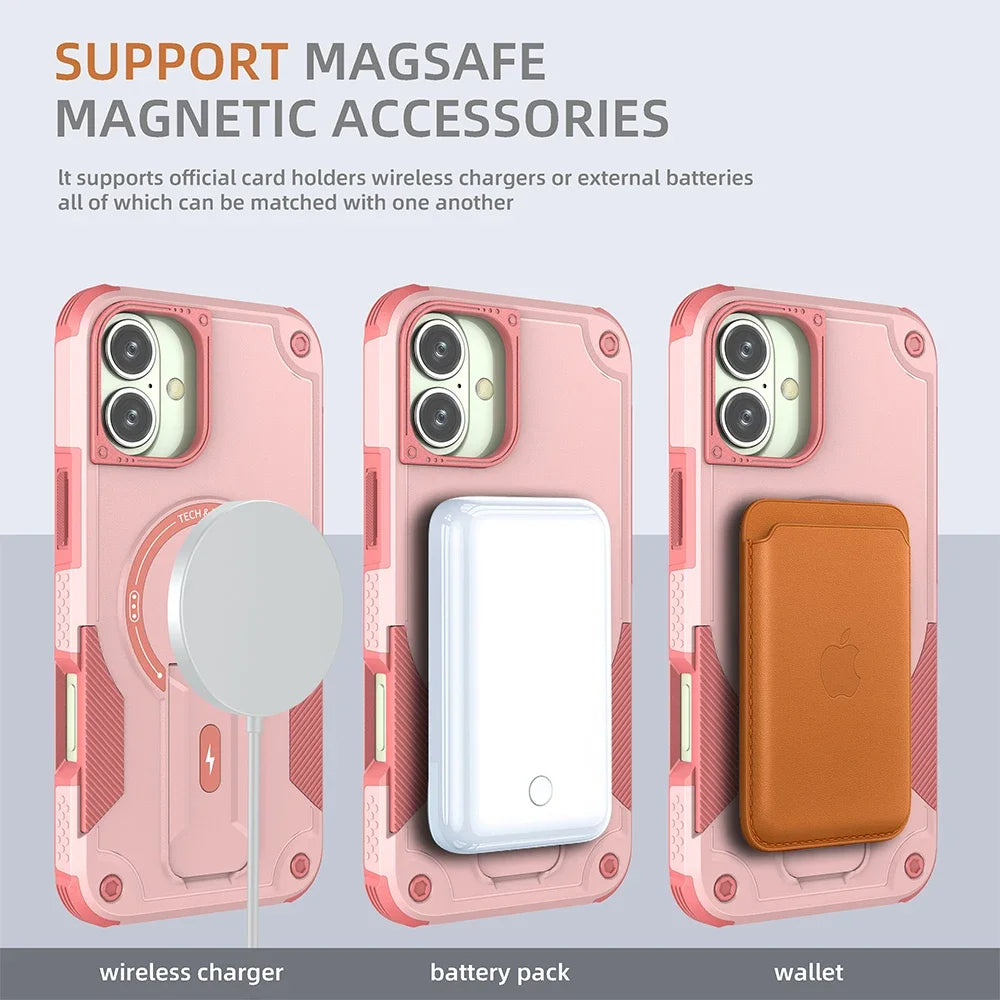 Shockproof Magnetic Phone Case for iPhone Shockproof Magnetic Phone Case for iPhone